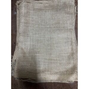 46 Pack Natural Burlap Drawstring Bags 10x14 Jute Rustic Wedding Favor Pouches